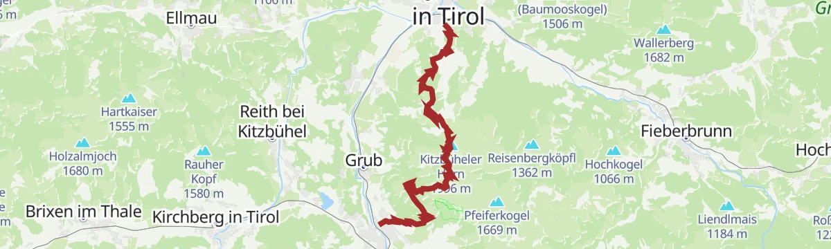 Route map: 5. Etappe KAT Walk Alpin